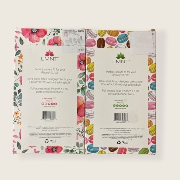 iPhone X/XS cases. Macaron & Floral - Picture 2 of 3